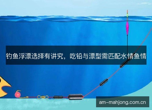 钓鱼浮漂选择有讲究，吃铅与漂型需匹配水情鱼情